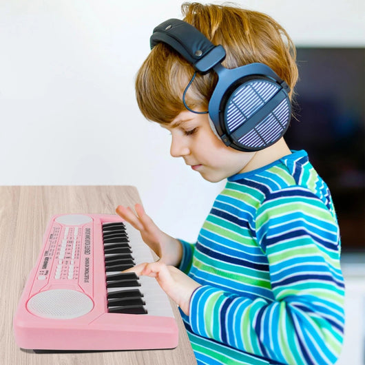 Tastiera Giocattolo Musicale Bambini 37 Tasti con Microfono Piano Keyboard Elettronico Educativo