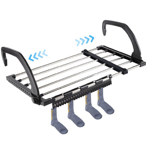 Stendino Pieghevole Salvaspazio Estensibile Balcone Finestra Termosifone Acciaio