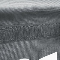 Cesto Biancheria 3 Scomparti Pieghevole Portabiancheria Metallo Tessuto Grigio