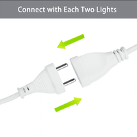 Tenda Luminosa LED 6x3 Metri Luci a Cascata Bianco per Interni ed Esterni COLORE LED: BIANCO CALDO