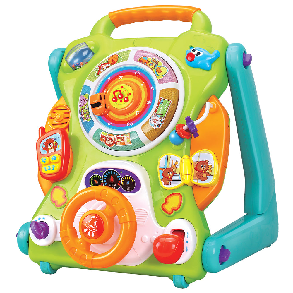 Primi Passi 3in1 Tavolo Attività e Lavagna Magnetica con Luci e Suoni Bambini