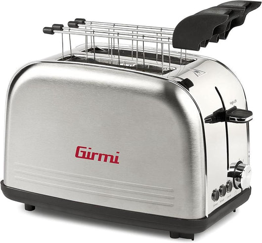 GIRMI TOSTAPANE 800W CON 8 LIVELLI DI COTTURA IN ACCIAIO DIMENSIONI 28X17X18H CM