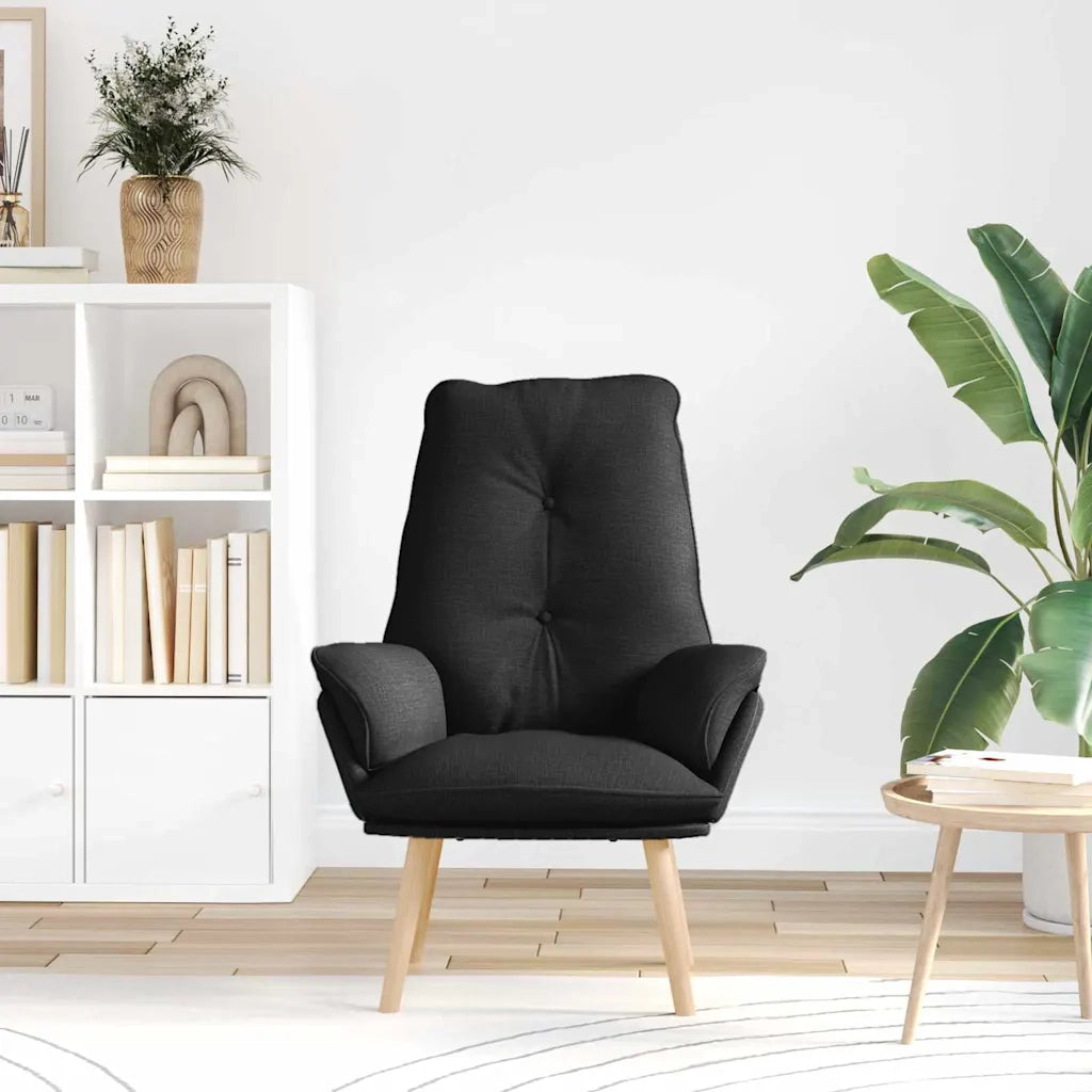 Divano Sedia-Poltrona-Poltroncina Nero 69 x 74 x 93 cm Tessuto e compensato 606145