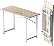 Scrivania Opklapbare con Montaggio Facile - Beige - Adatta per Ufficio Casalingo e Gaming - Spaziale e Stilosa