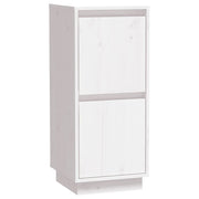Buffet credenza cassettiera armadio mobile contenitore organizer per cucina soggiorno salotto 31,5 x 34 x 75 cm legno massello di pino bianco 02_0030228
