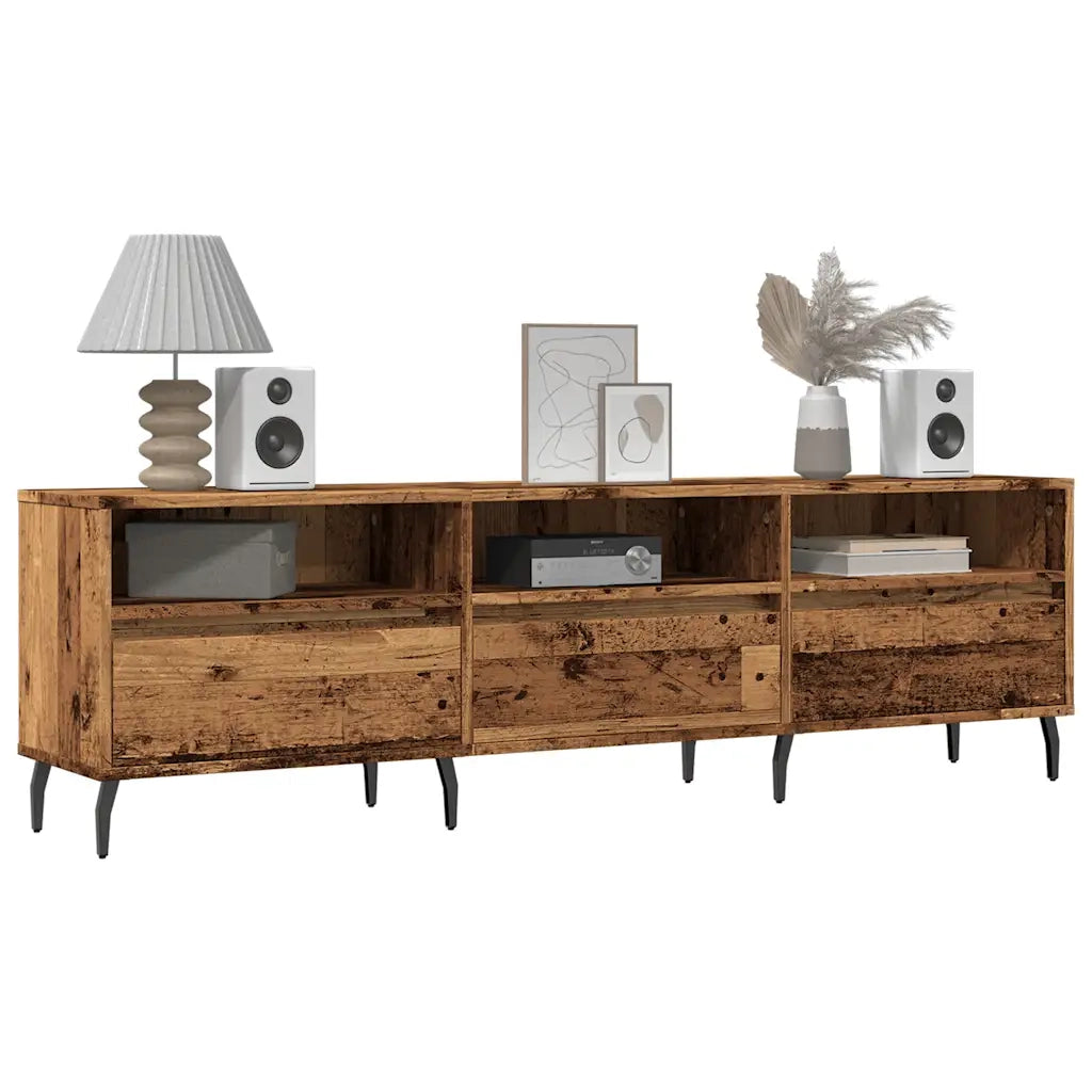Mobile TV | Armadietto TV | Mobile Porta TV Legno Antico 150x30x44,5 cm Legno Multistrato