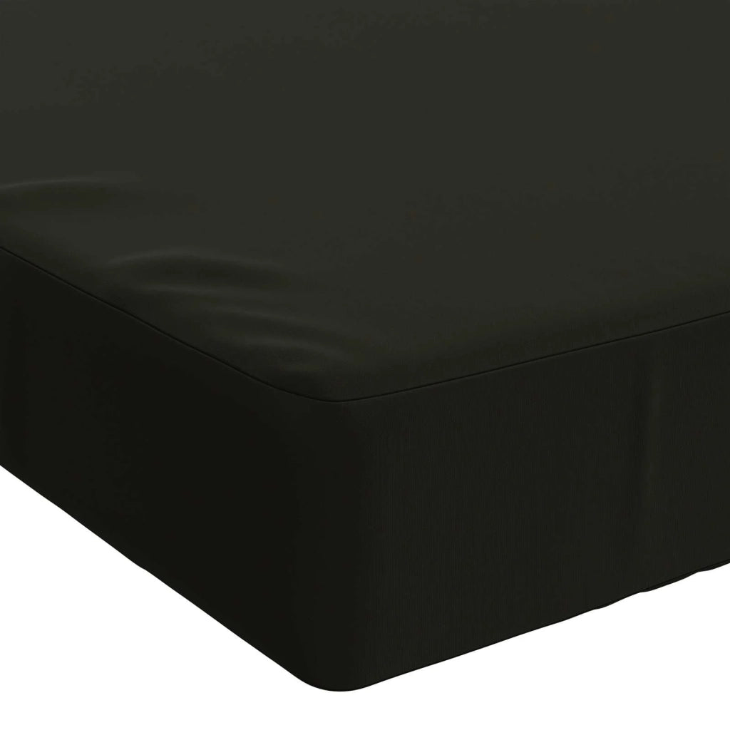 Cuscini per Panchina a 2 Pezzi SOEST 2 pz 100% Poliestere Nero 949517
