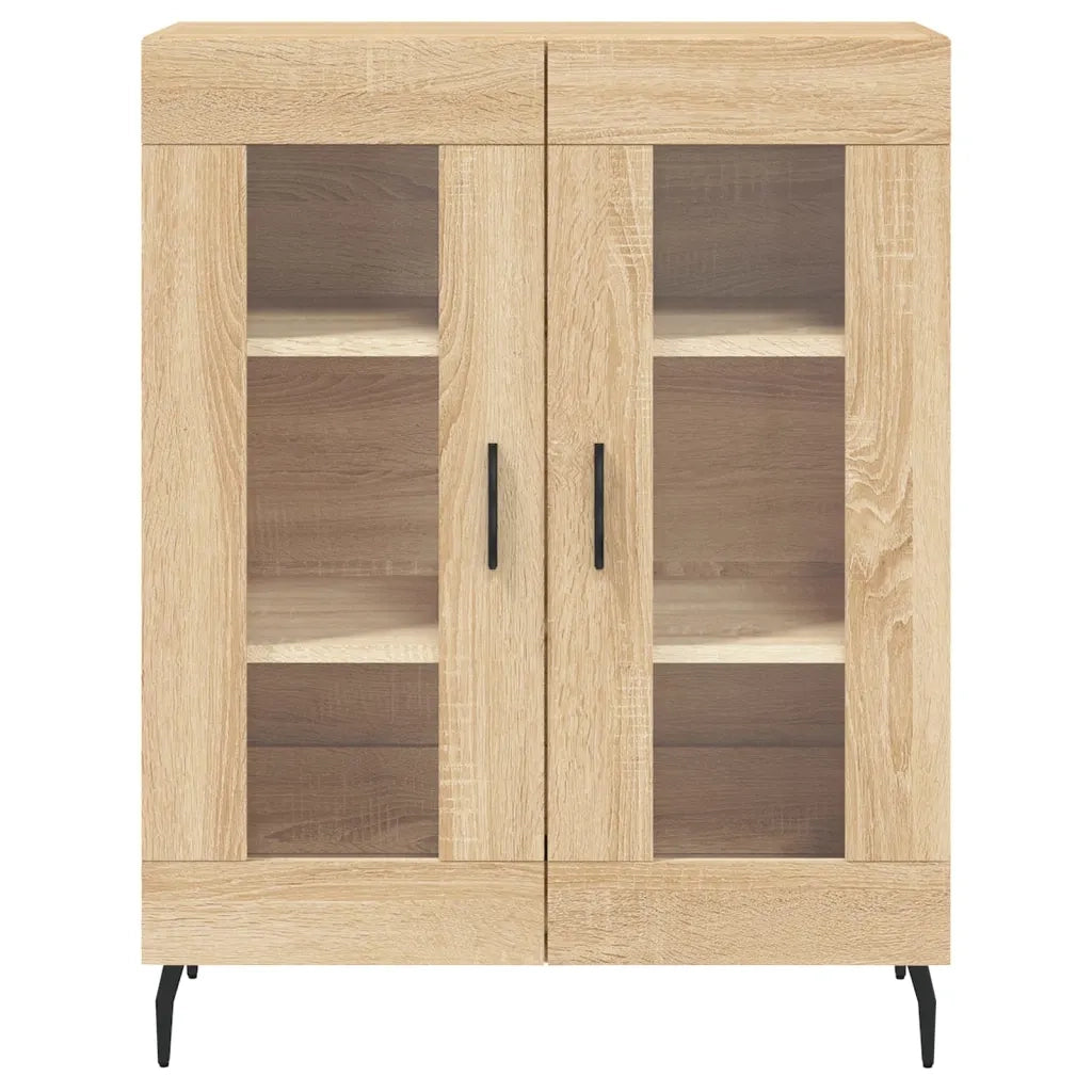 Credenza Rovere Sonoma 69,5x34x180 cm in Legno Multistrato 3199636