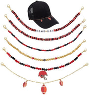 Set di 6 cinture per casco per feste sportive