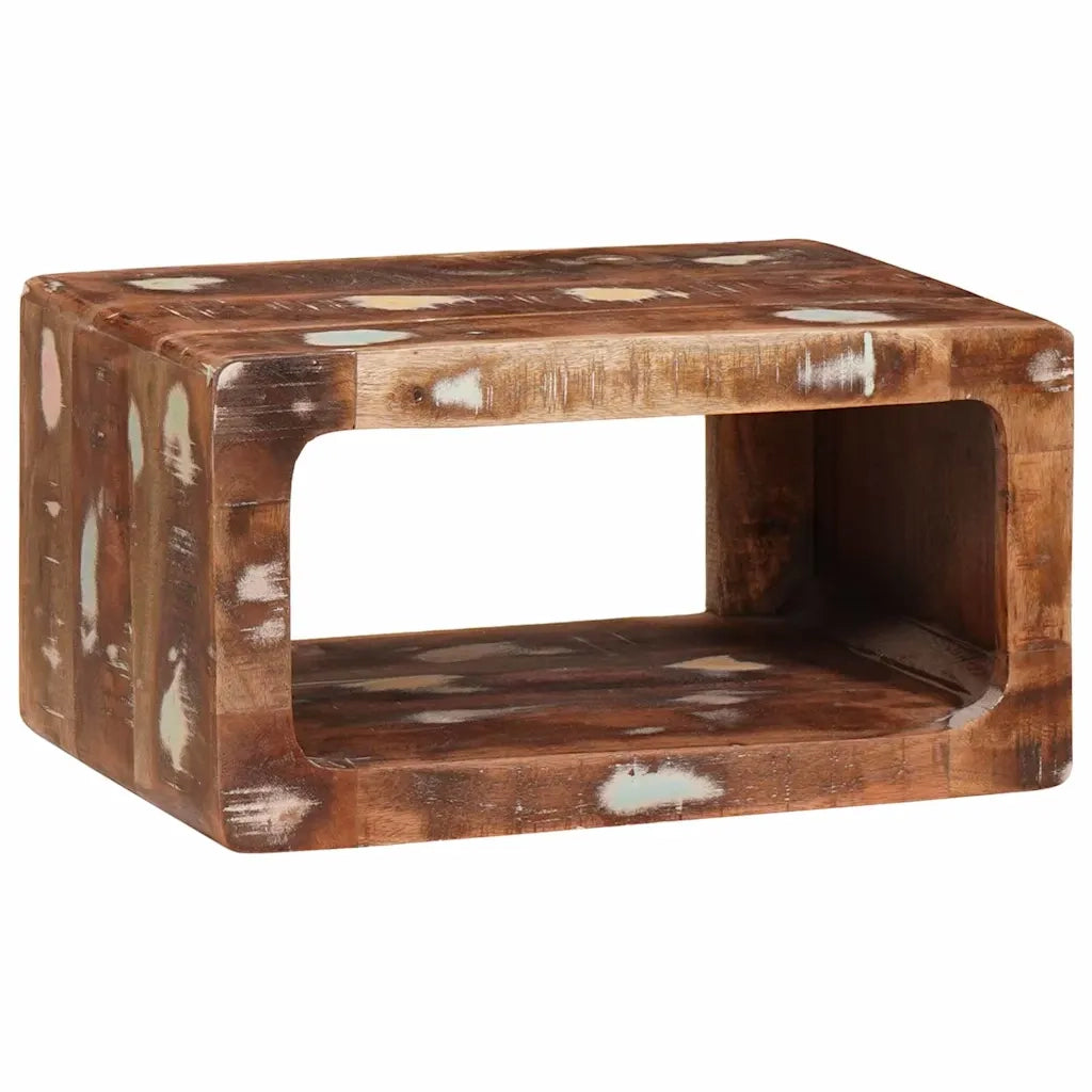 vidaXL Comodini 45 x 30 x 24 cm legno massello di riciclo