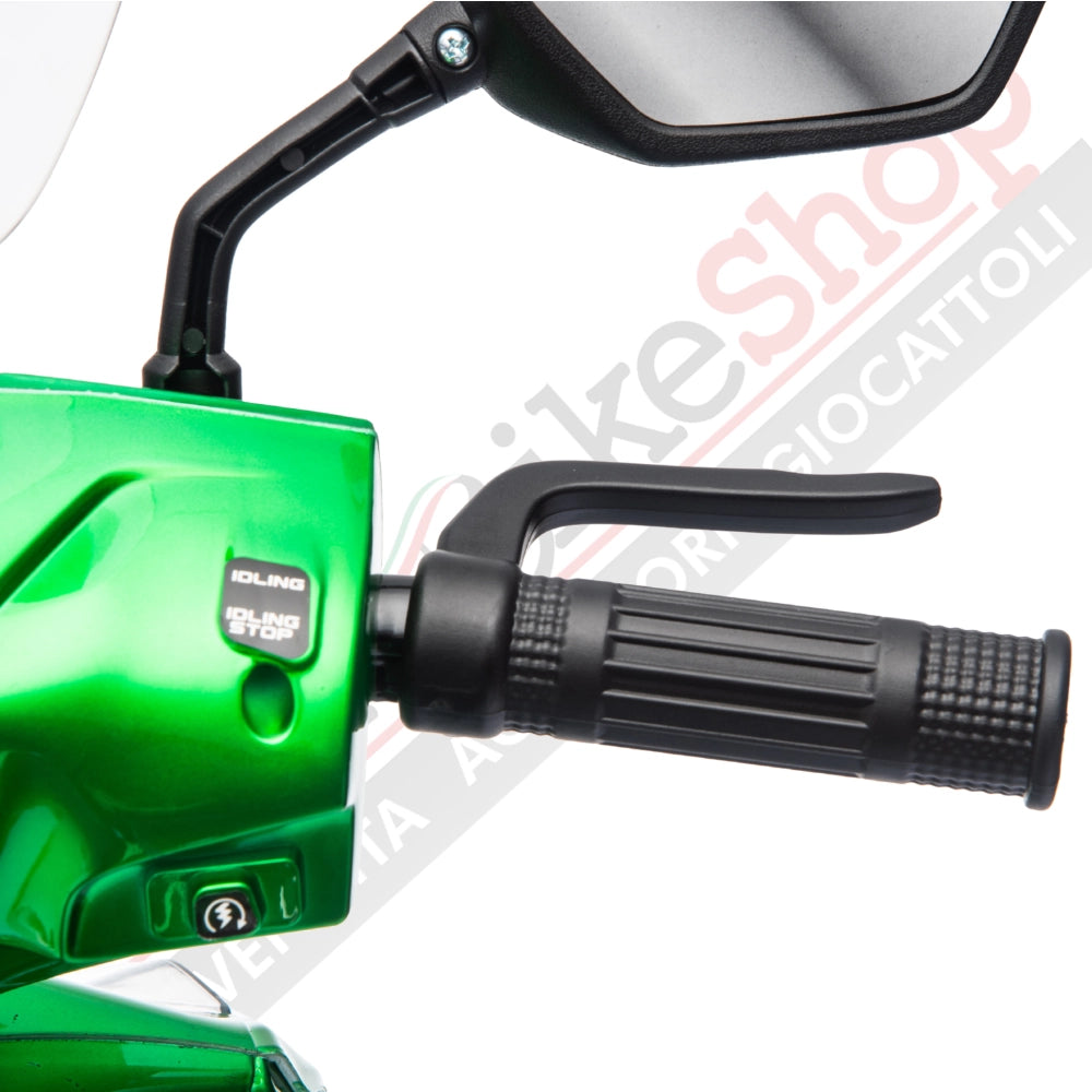 Moto Elettrica per Bambini Honda SH125 Verniciato 12V con Licenza Ufficiale -Verde
