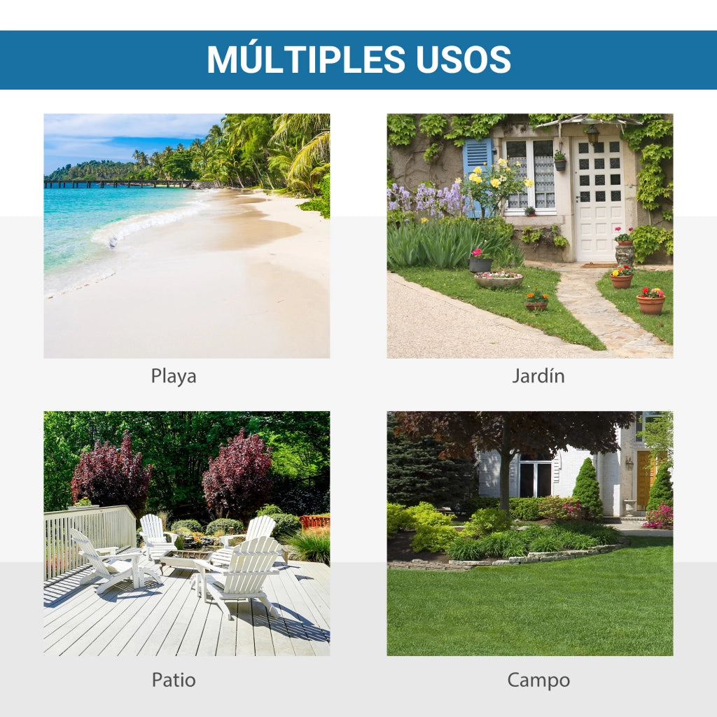 Tenda da Giardino Pop-up per 1-2 Persone ¨C Zephmum ¨C Azzurro 220x173x120 cm