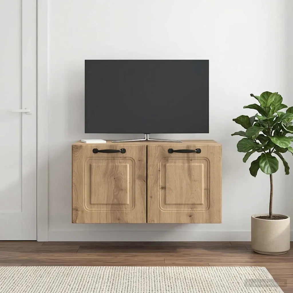 Mobile Porta TV da Muro Rovere Artigianale 59,5 x 41 x 30 cm 899364