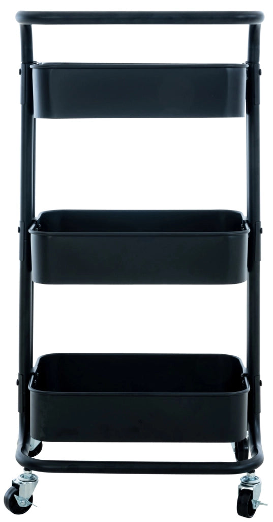 Carrello portaoggetti Mailo nero