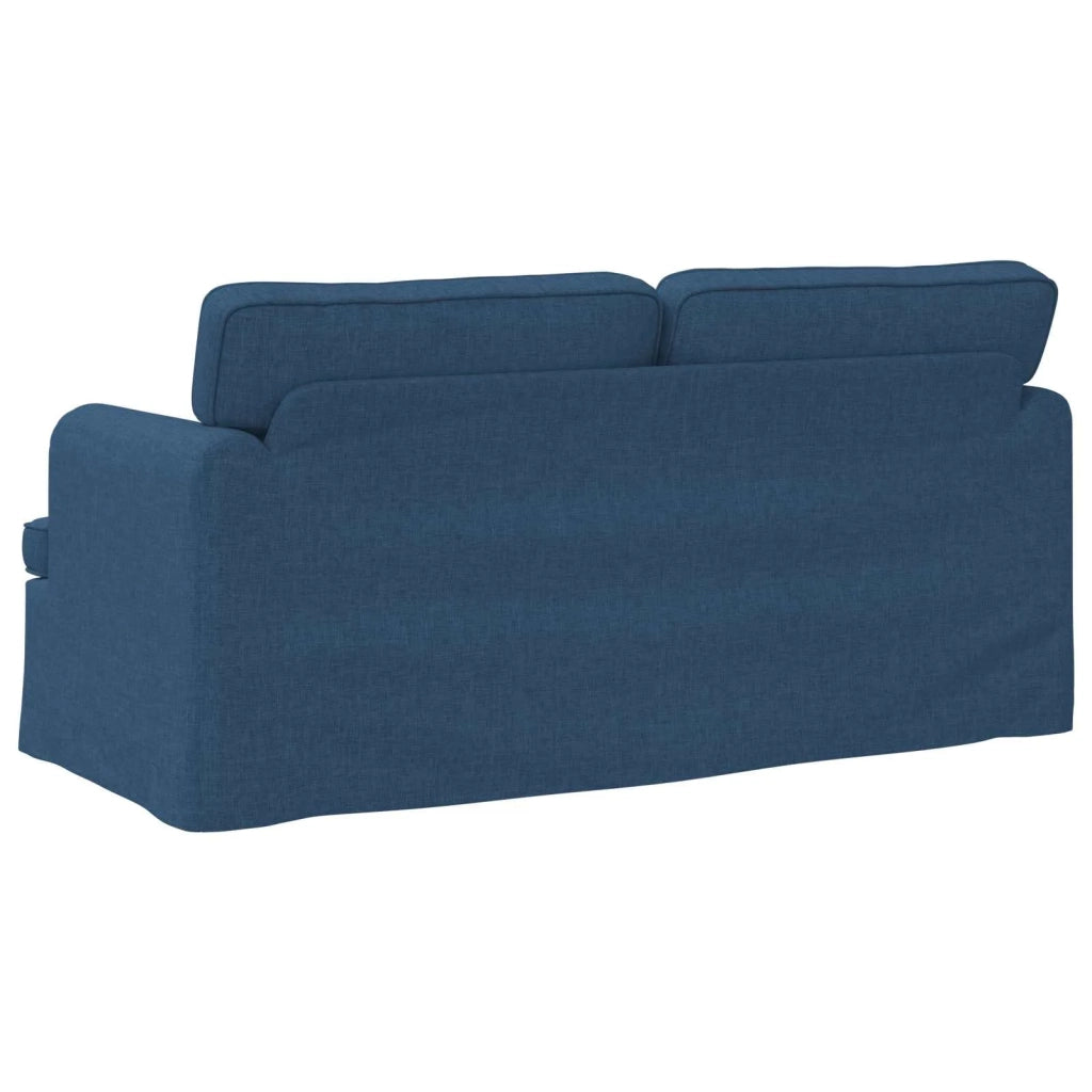 Divano Blu 162 x 80 x 85 cm Tessuto