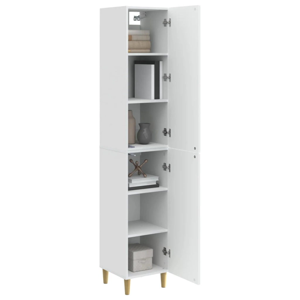 Set di armadi 2 pcs Bianco Lucido Legno ingegnerizzato 3416713