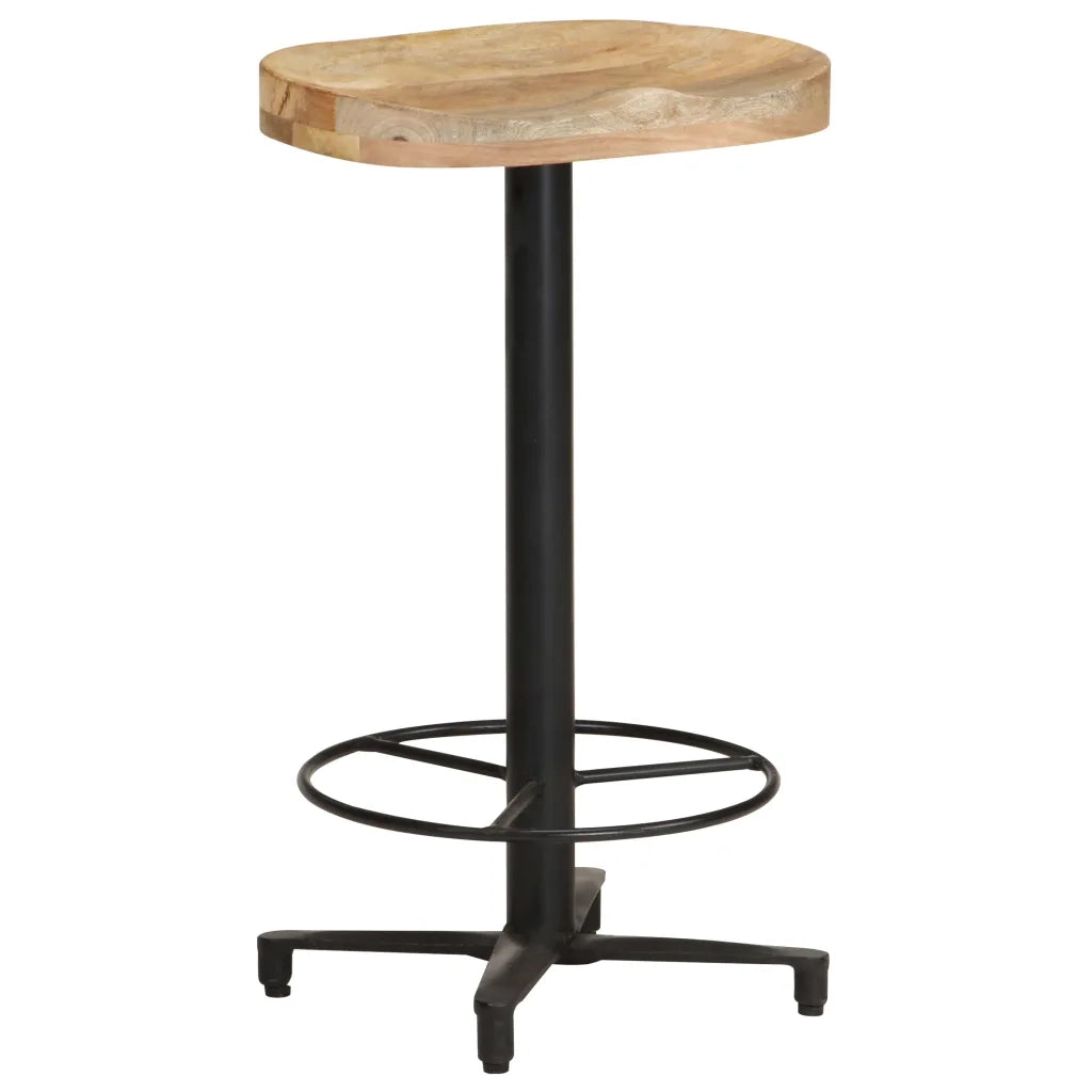 Sgabelli da Bar 2 pz 66 cm in Legno Massello di Mango cod mxl 66706