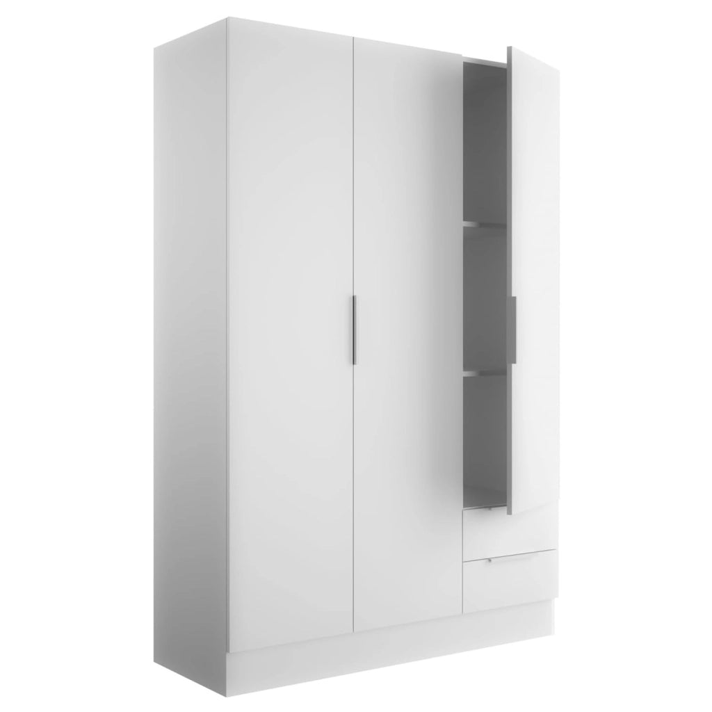 ARMADIO ESPRESSO 3 ANTE 120X47XH184CM BIANCO.