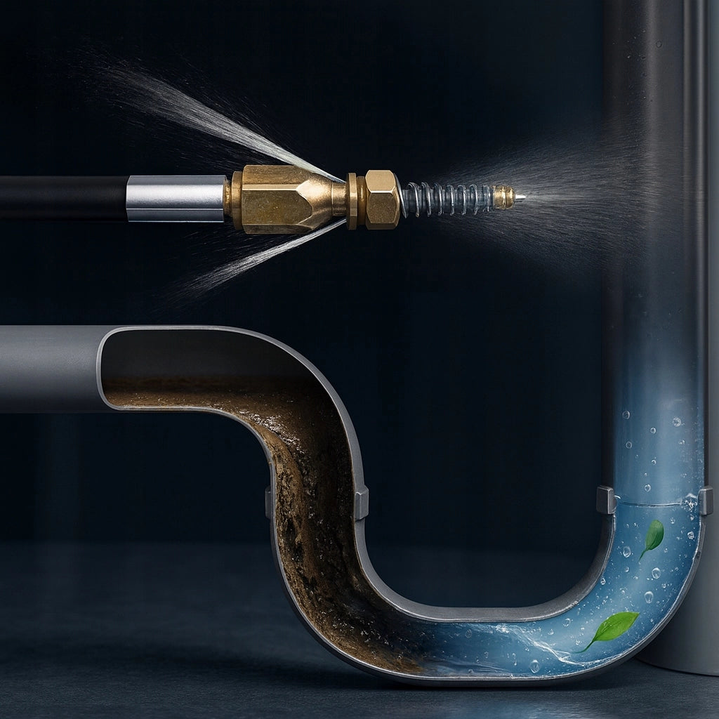 Tubo Alta Pressione 10m Compatibile con Idropulitrice Kärcher K2-K7 – Ugello a Molla in Ottone, Flessibile