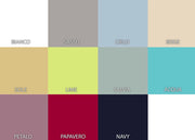 Sacco Copripiumino Per Piumone In 100% Cotone In Tinta Unita Modello L.T - 1 Piazza e Mezza - Sasso