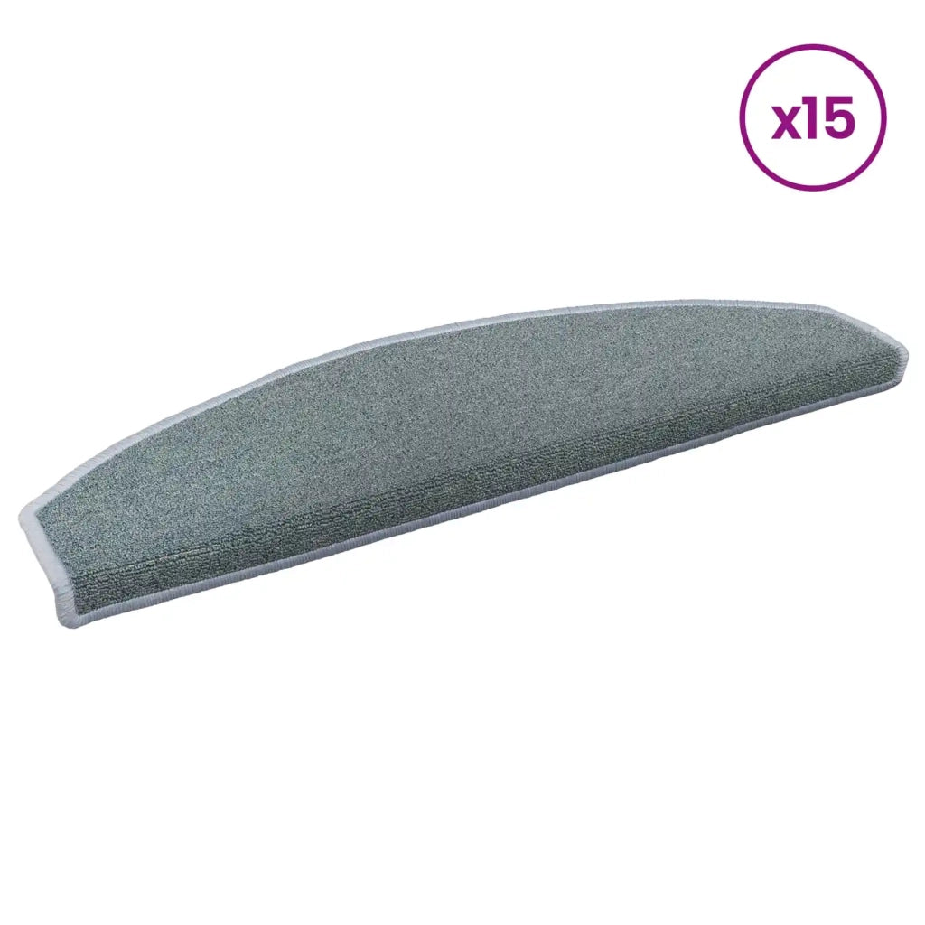 Tappetini per scale autoadesivi 15 pz 80 x 24,5 x 3,5 cm 42038644