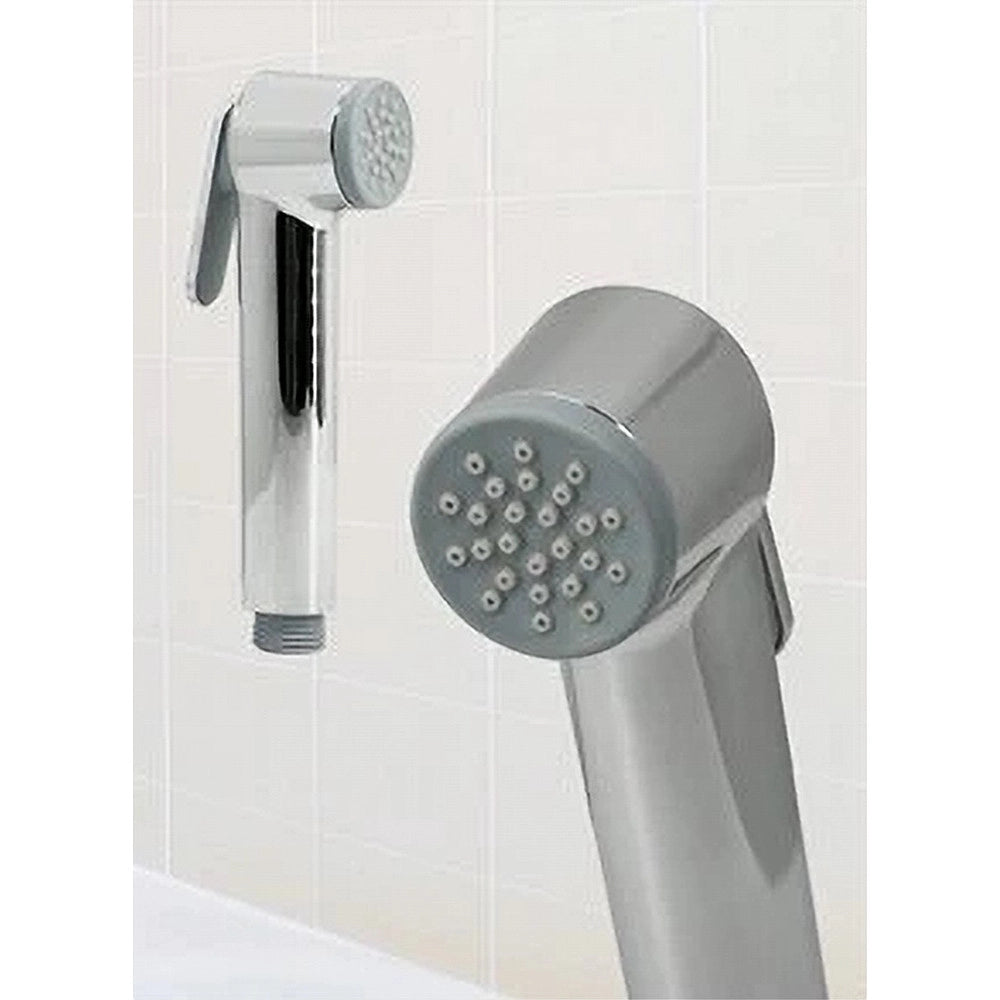 Trade Shop - Idroscopino Doccetta A Spruzzo Per Wc Bidet Pulizia Del Bagno Doccia 15 Cm 87546 -
