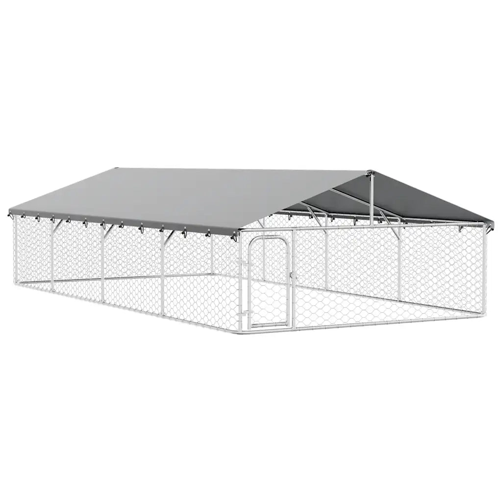 Gabbia per Cani da Esterno con Tetto 600x300x150 cm CFW7372676