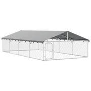 Gabbia per Cani da Esterno con Tetto 600x300x150 cm CFW7372676