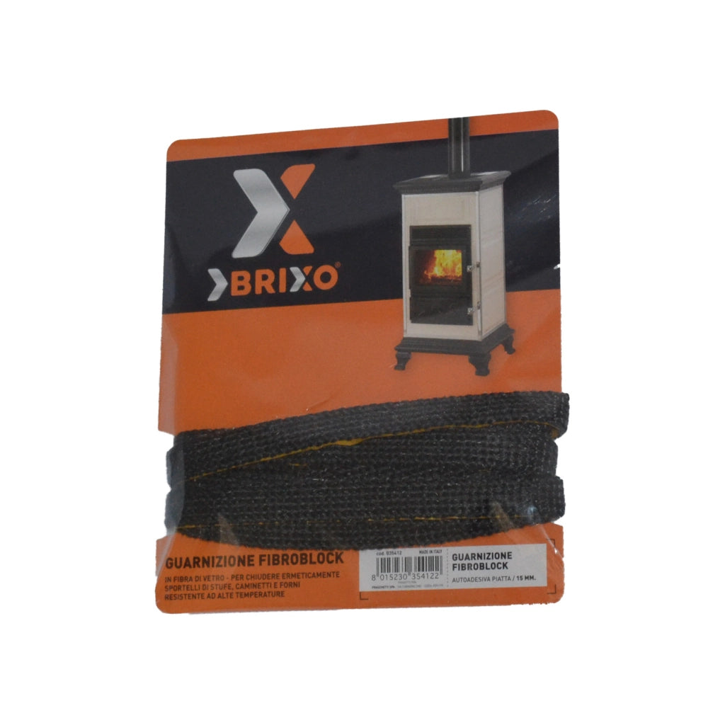 GUARNIZIONE PER PORTA DELLA STUFA A PELLET FIBERBLOCK PIATTA MM15