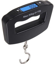 Ponderazione Digitale con Peso Massimo 50 Kg, Display LCD con Hanger, Illuminazione di Fondo, Bilancia Elettronica di Borsa di Alta Qualità