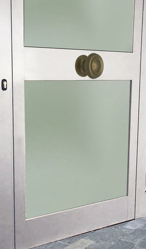 Pomolo fisso per porta SAGUATTI 176/80CB in alluminio bronzo lucido