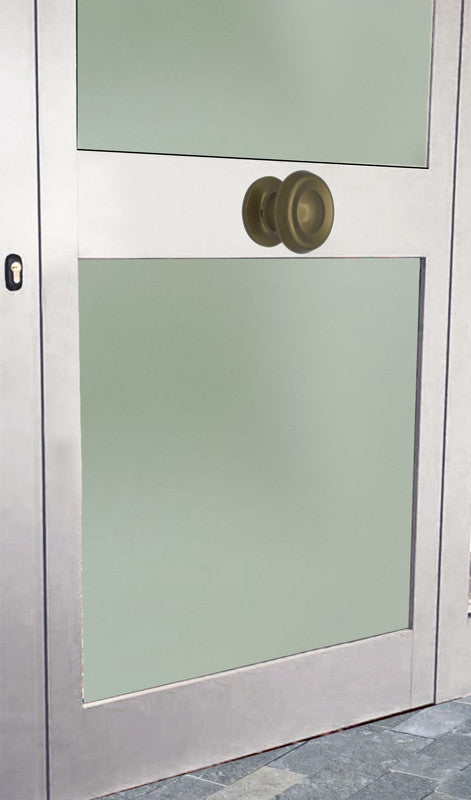 Pomolo fisso per porta SAGUATTI 176/80CB in alluminio bronzo lucido