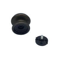 Pomolo fisso per porta SAGUATTI 176/80IB in alluminio marrone opaco