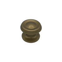 Pomolo fisso per porta SAGUATTI 176/80CB in alluminio bronzo lucido
