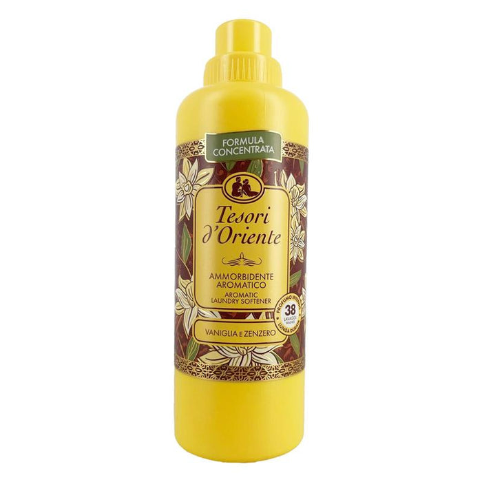 TESORI D'ORIENTE AMMORBIDENTE AROMATICO FRAGRANZA VANIGLIA E ZENZERO 38 LAVAGGI LUNGA DURATA 760 ML