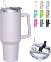 Tazza Isolante con Coperchio 2 in 1 1180ML - Caffè da Portare Via, Acciaio Inossidabile, Manico e Setaccio di Rattan