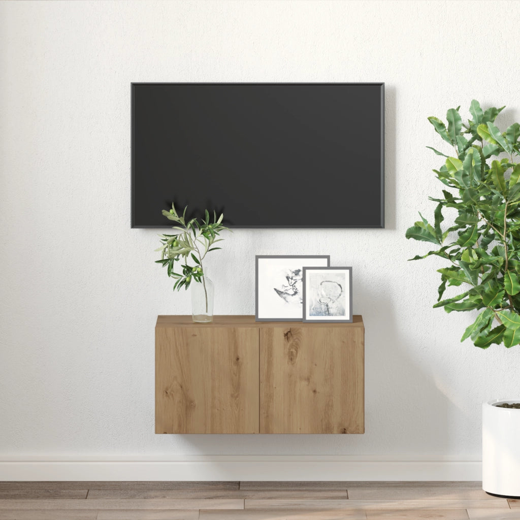 Set Mobile TV Rovere Artigianale Legno ingegnerizzato Mobile TV
