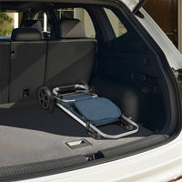 Carrello Spesa Pieghevole 50LT con Borsa Termica Trolley Porta Spesa 2 Ruote Blu