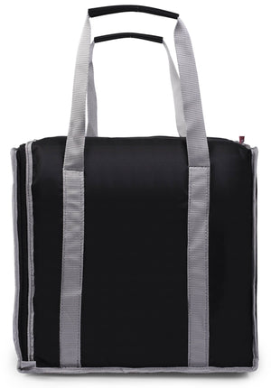 Borsa Termica Porta Pizze da Asporto 8/10 Cartoni Safemi Express 10 Nera e Grigio