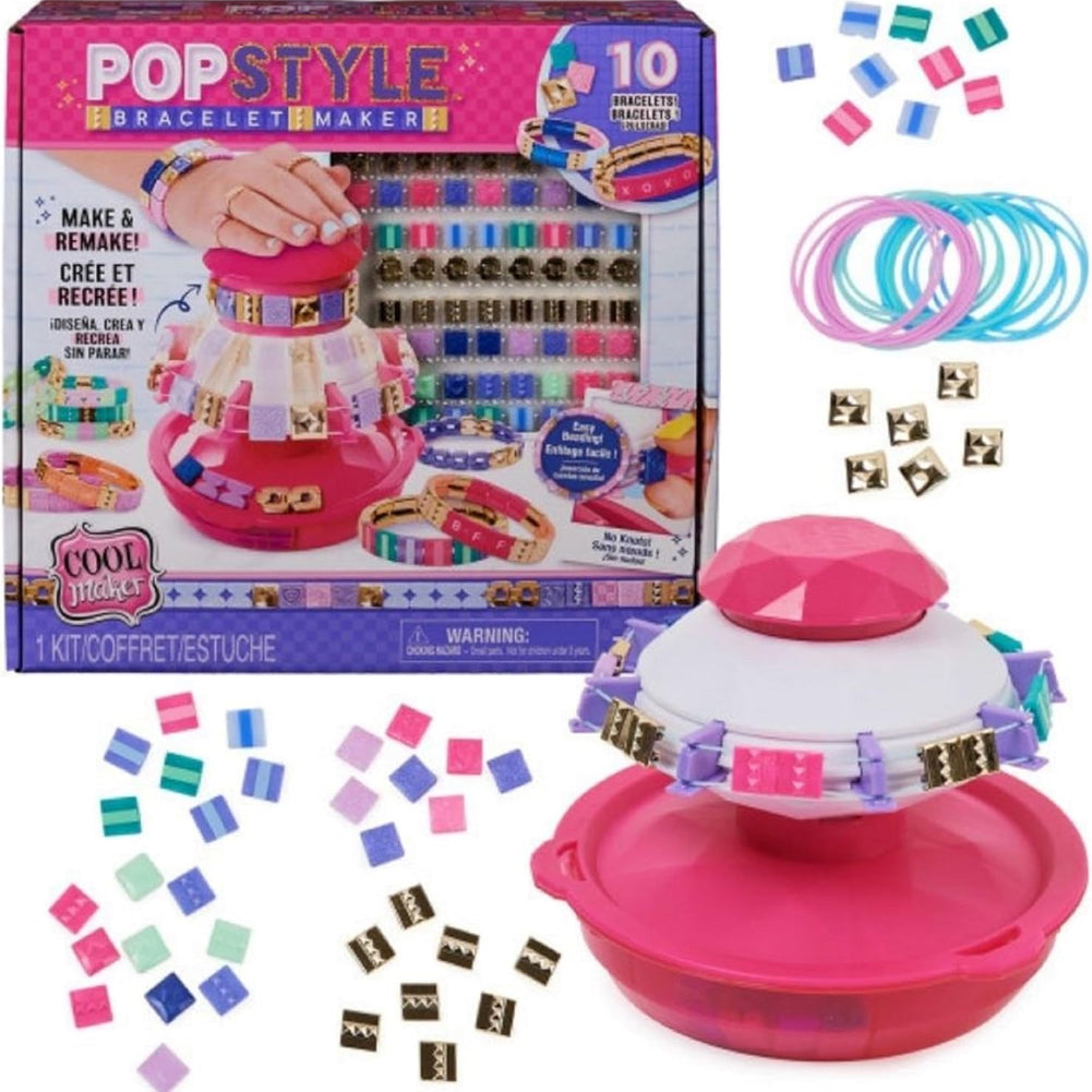 Cool Maker Macchina Crea Braccialetti con 170 Perline e 20 Elastici Idea Regalo