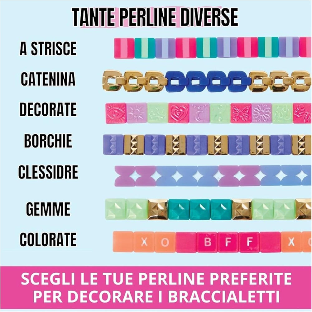 Cool Maker Macchina Crea Braccialetti con 170 Perline e 20 Elastici Idea Regalo