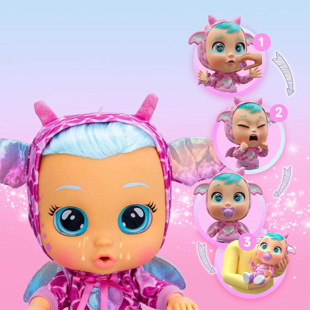 Cry Babies Magic Tears BABIES Dressy Fantasy Bruny Bambola Interattiva Lacrime
