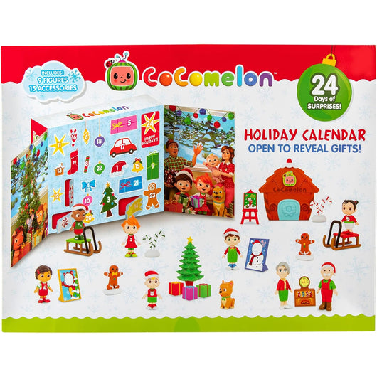 Cocomelon Calendario dell'Avvento Multicolore Idea Regalo Natalizio per Bambini