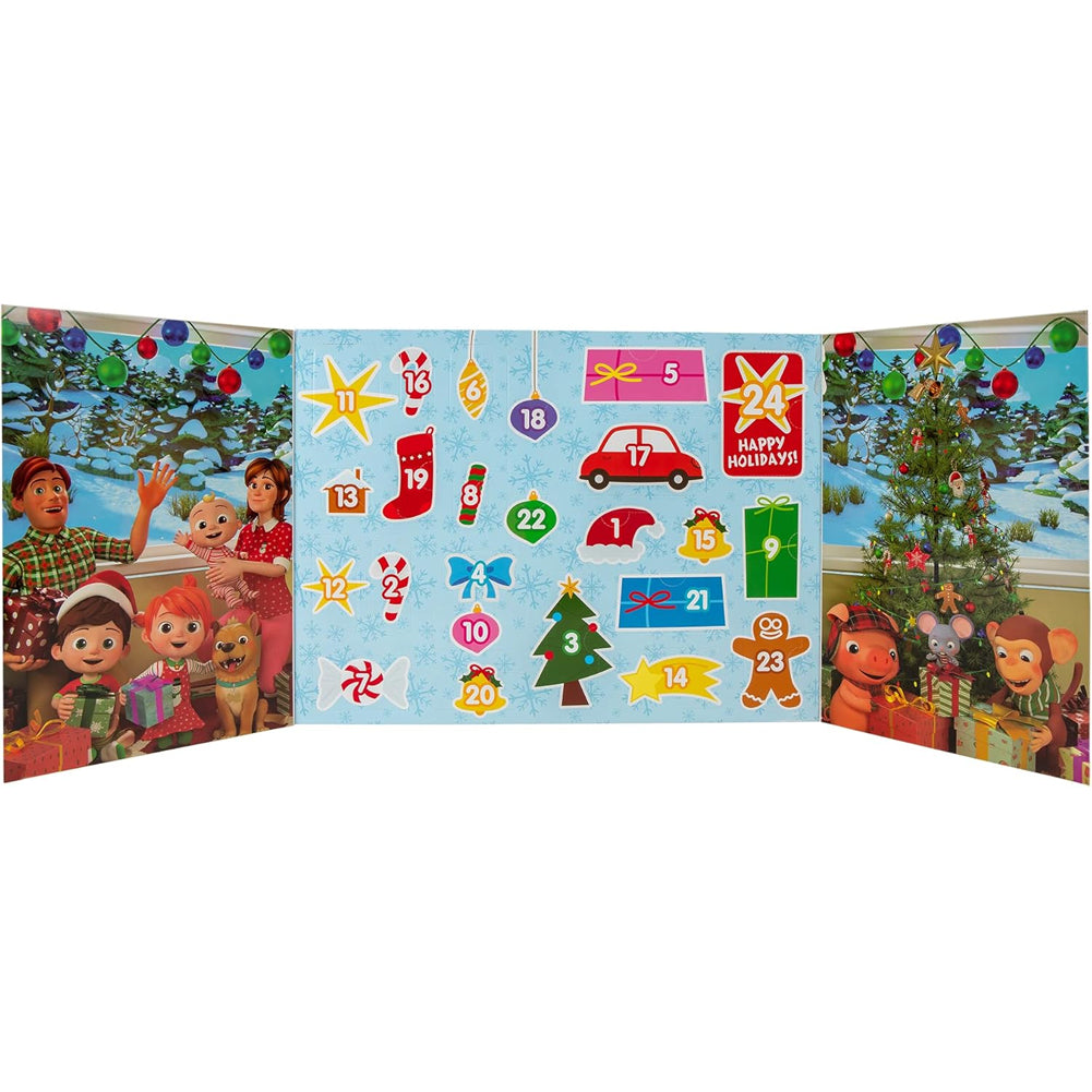 Cocomelon Calendario dell'Avvento Multicolore Idea Regalo Natalizio per Bambini