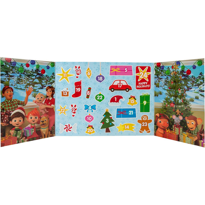 Cocomelon Calendario dell'Avvento Multicolore Idea Regalo Natalizio per Bambini