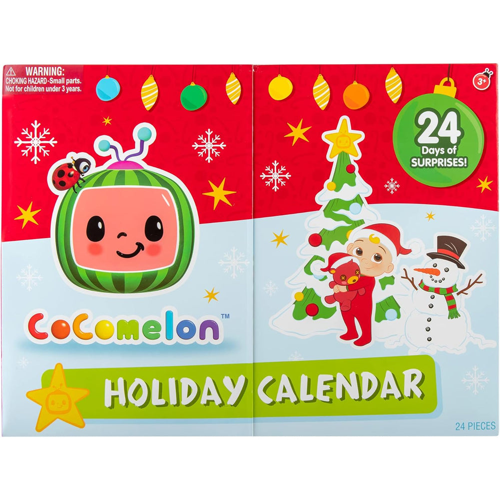Cocomelon Calendario dell'Avvento Multicolore Idea Regalo Natalizio per Bambini