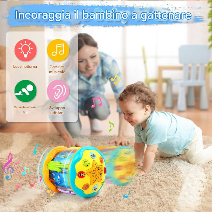 Ocean Paradise Giocattolo Rotante con Led Bambini 2 Colori Assortiti Idea Regalo