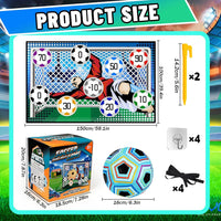 Set da Gioco Pallone da Calcio Morbido per Bambini Interno e Esterno Idea Regalo