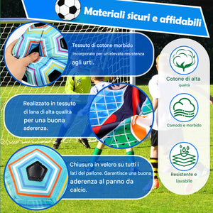 Set da Gioco Pallone da Calcio Morbido per Bambini Interno e Esterno Idea Regalo