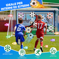 Set da Gioco Pallone da Calcio Morbido per Bambini Interno e Esterno Idea Regalo